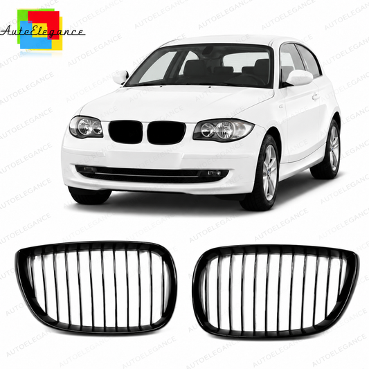 👉Griglia anteriore lucida nera adatta per BMW Serie 1 E81 E87 2004-2007👈