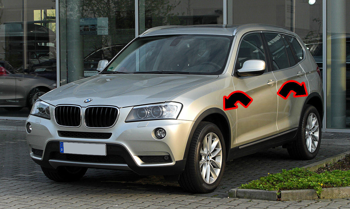 ⭐MUDGUARDS WIDENERS SUITABLE FOR BMW X3 F25 09-17 X4 F26 14-18 M Sport⭐ 