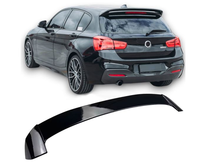 💕 Spoiler posteriore per BMW Serie 1 F20 e F21 (2011-2019) nero lucido💕