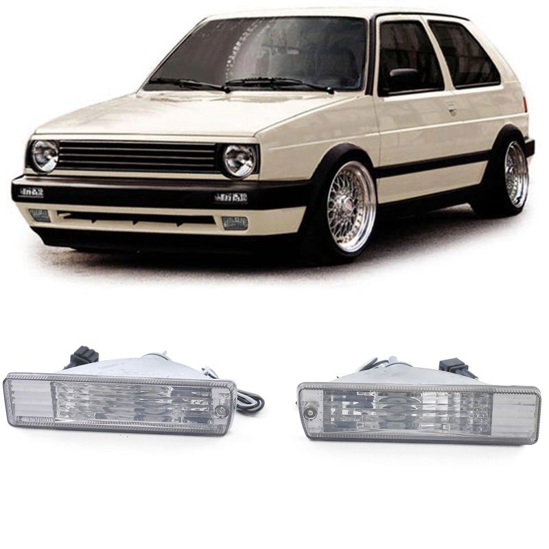 Frecce Trasparenti VW Golf 2 GL con Luce Posizione