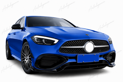 🔥ART.1062 KIT AERO ANTERIORE PER MERCEDES CLASSE C W206 2021 AMG NERO LUCIDO🔥