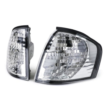 Coppia Frecce Anteriori Cristallo Cromate per Mercedes Classe C W202 (1993–2001)