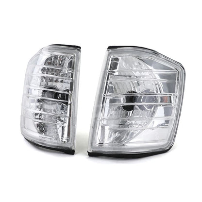 Coppia Frecce Cromate Mercedes 190 W201 1982-1993 con Portalampada