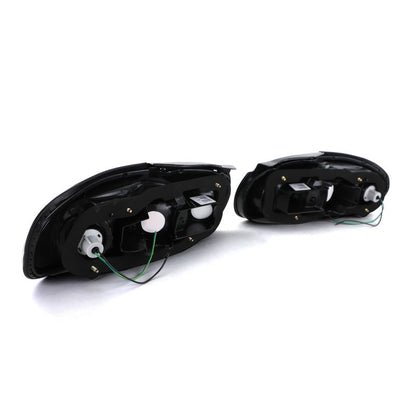 Coppia Fanali Posteriori Neri Mazda MX-5 NA 1989-1998 Klarglas