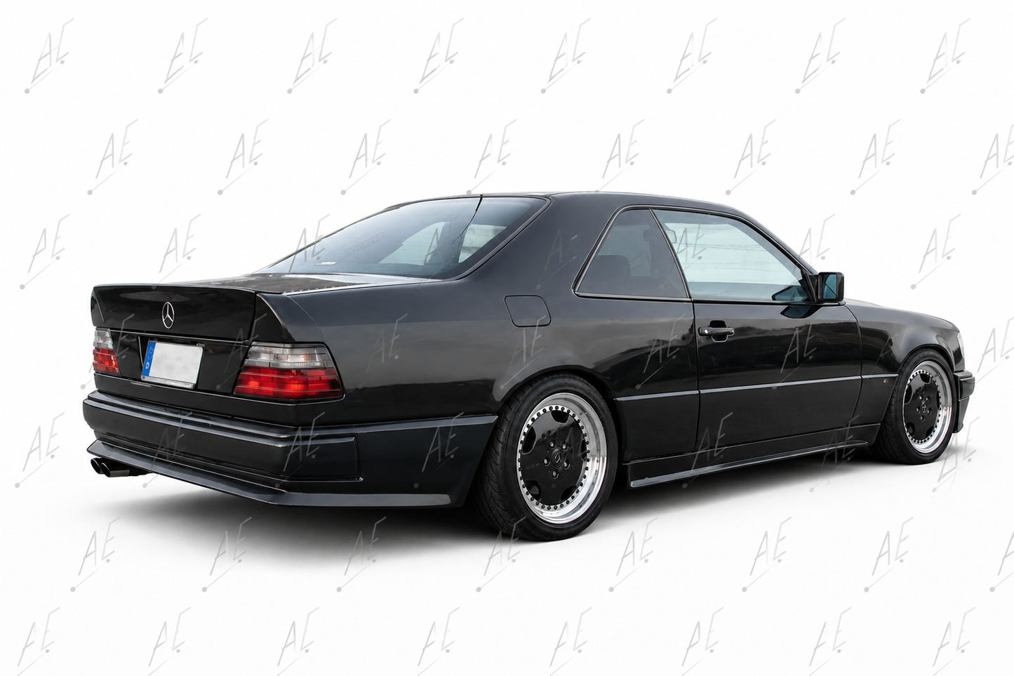 💕ART.10202 SPOILER ALETTONE PER MERCEDES CLASSE E W124 2P 4P 85-93 LOOK AMG💕