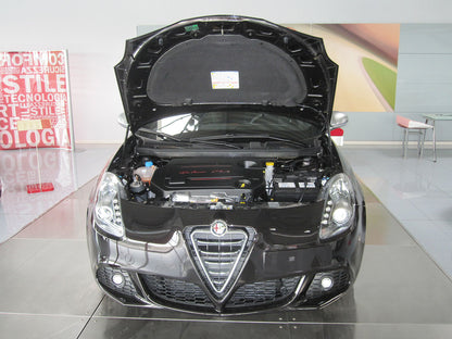 2124✨FARI ANTERIORI LED ADATTO PER ALFA ROMEO GIULIETTA 10+ NERI CON LENTICOLAR✨