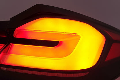 Fanali posteriori Full LED adatti per BMW Serie 5 G30 Berlina (2017-2019) LCI Design con luci di svolta sequenziali dinamiche