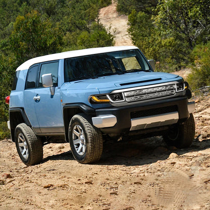 Black Grille LED Headlights Fit For Toyota FJ Cruiser 1st Generation 2007-2015 