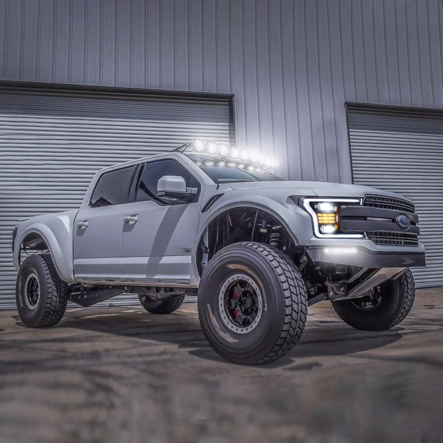 Fari per proiettori a LED per Ford F150 2018-2020 (senza segnale di svolta sequenziale)
