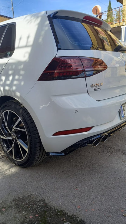 DIFFUSORE POSTERIORE ADATTO PER VW GOLF 7.5 2+2 LOOK NIDO APE DESIGN SPORTIVO