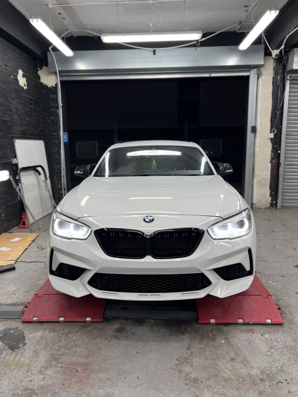 PARAURTI ANTERIORE ADATTO PER BMW SERIE 1 F20 F21 LCI 2015-2019 LOOK M2