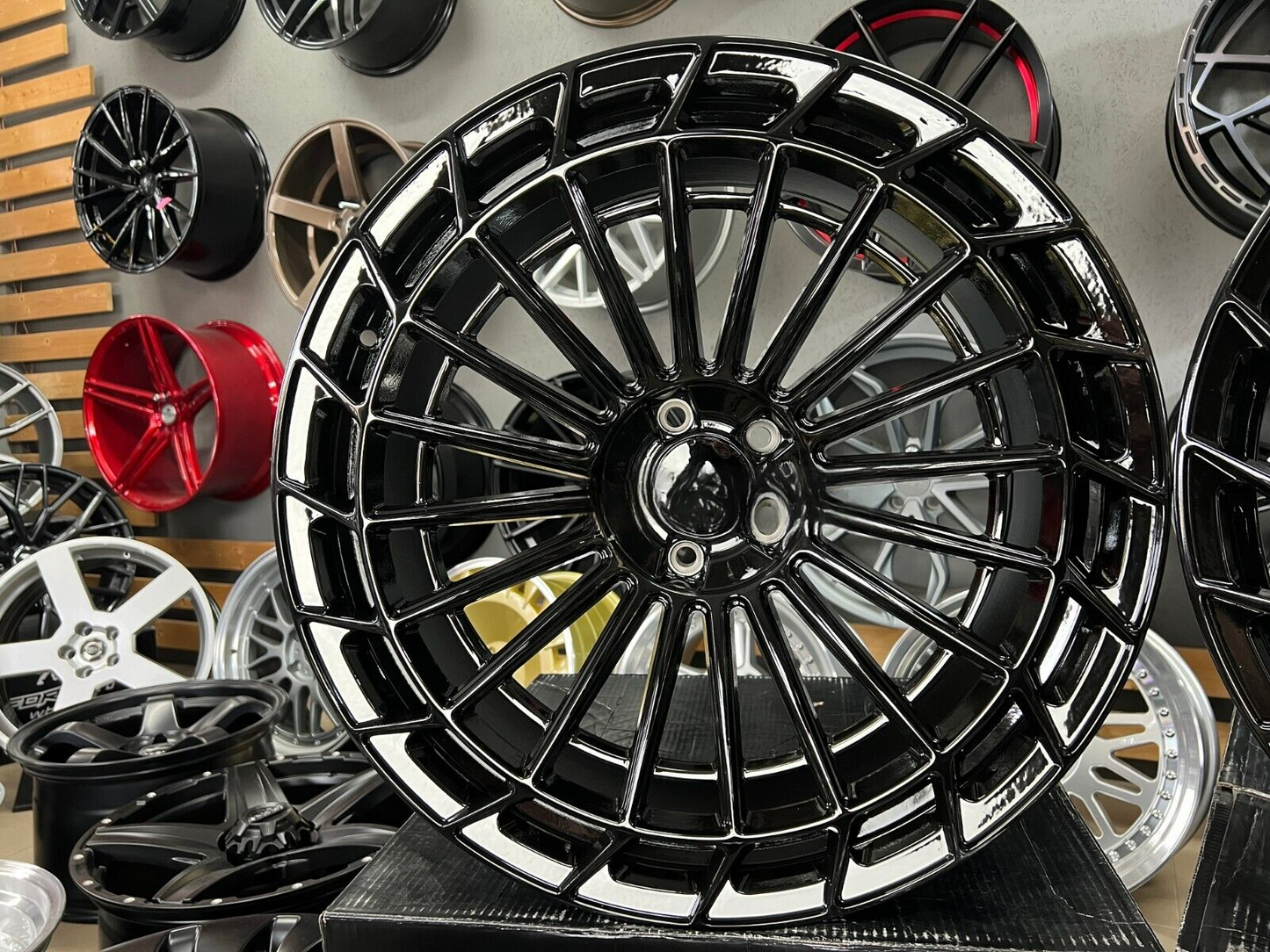 ADATTO per Mercedes Benz E Classe C 19 inch 5X112 8J + 9J AMG Maybach style Ruot