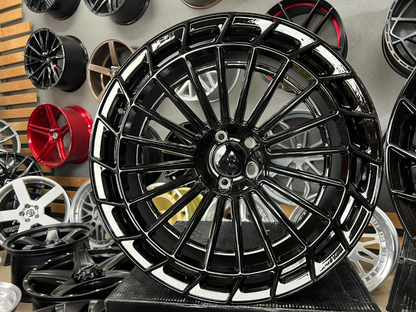 ADATTO per Mercedes Benz E Classe C 19 inch 5X112 8J + 9J AMG Maybach style Ruot