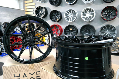 ADATTO per BMW 5 7 G Serie Audi Mercedes CERCHI IN LEGA 22 inch 5x112 HAXER HX036