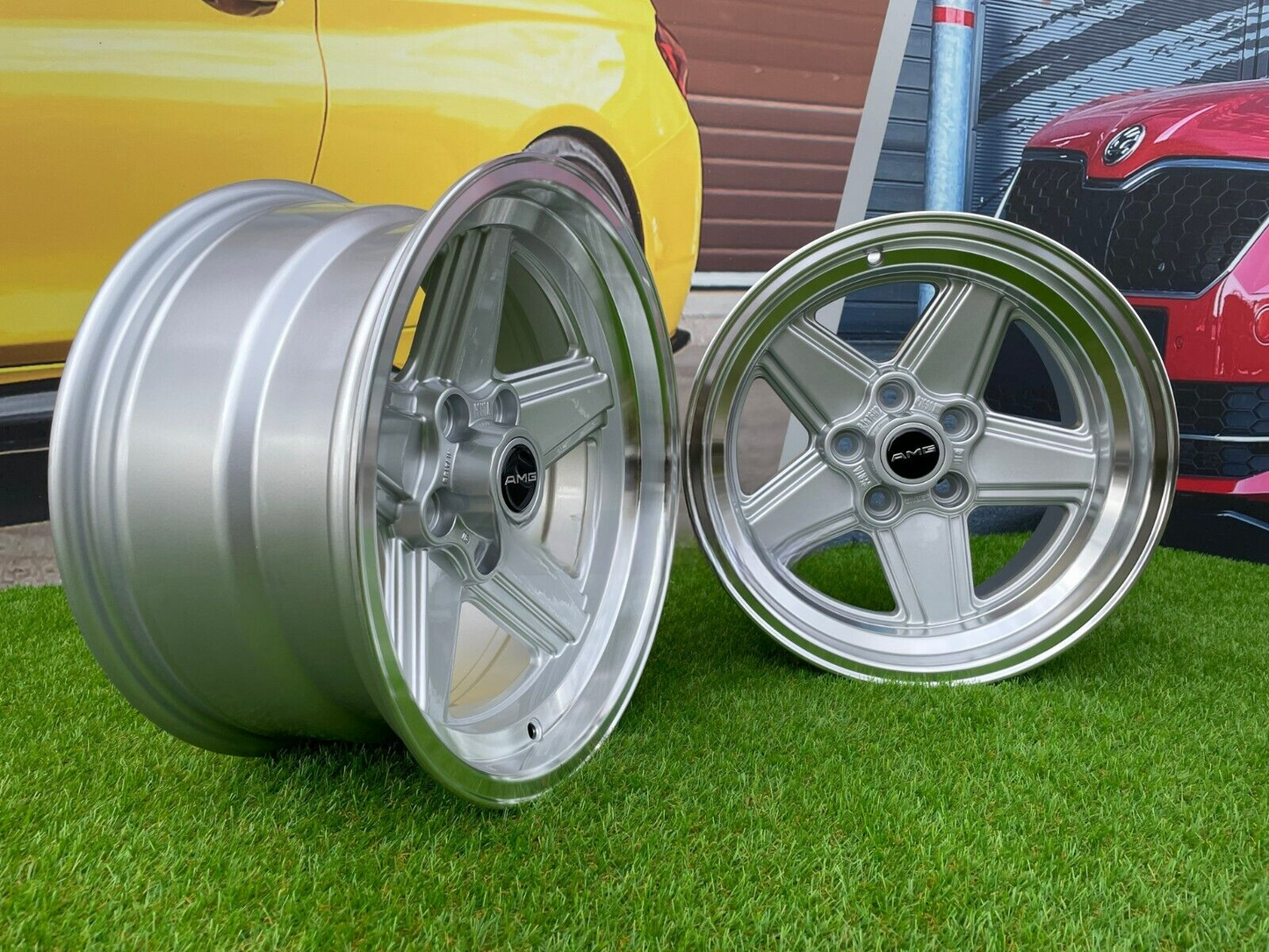 SUITABLE for Mercedes ES Sl CL 16 inch 5x112 8J + 9J AMG Penta 