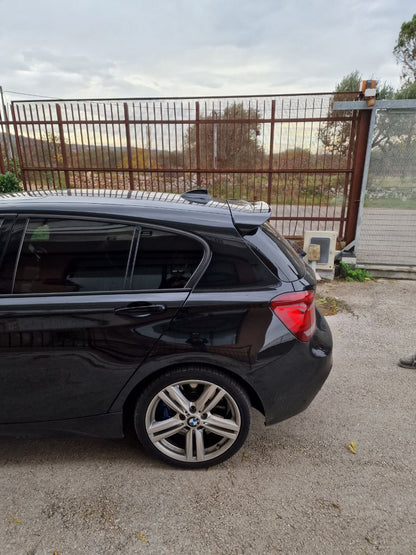 SPOILER FOR BMW 1 SERIES F20 2011-2019 REAR GLOSS BLACK ROOF LOOK M 0599