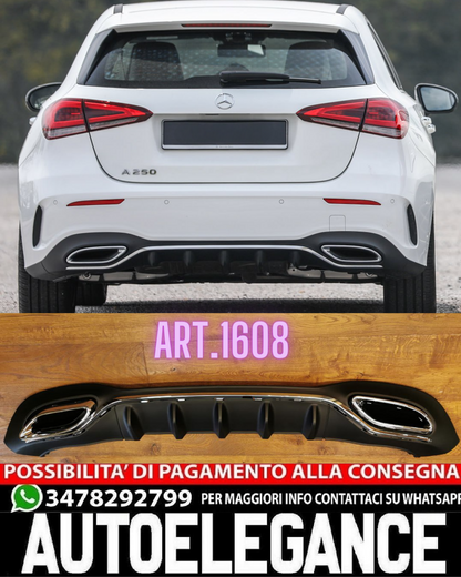 DIFFUSER SUITABLE FOR MERCEDES A-CLASS W177 2018-2022 AMG PREMIUM LOOK