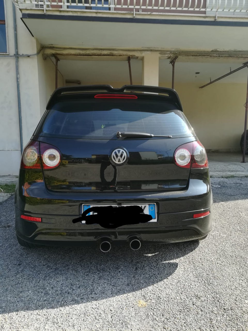 DIFFUSORE POSTERIORE ADATTO PER VW GOLF 5 LOOK R32 GREZZO + CATARINFRAGNETI