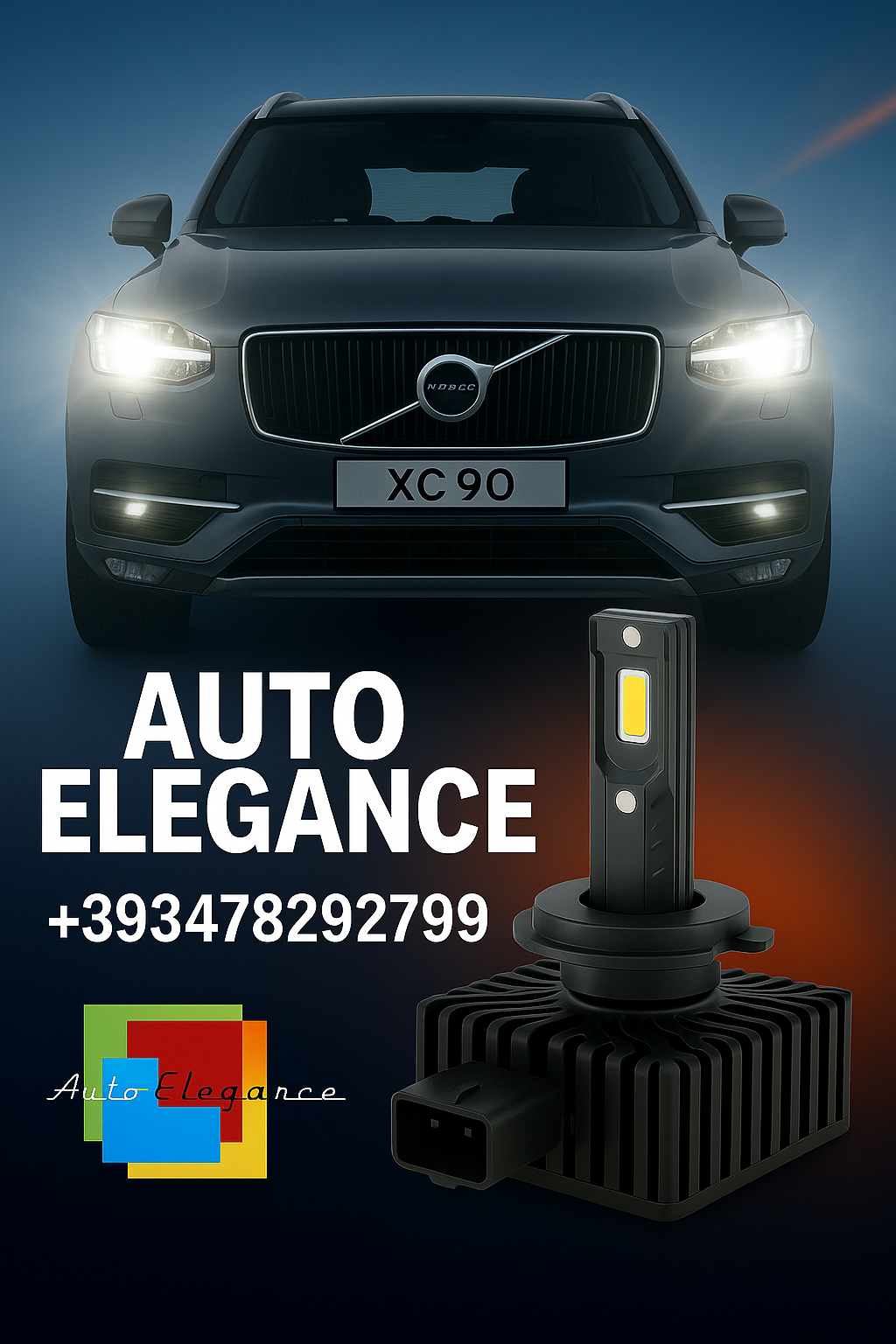 💕COPPIA LAMPADE D1S LED DA XENON A LED PER  VOLVO XC90 I💕