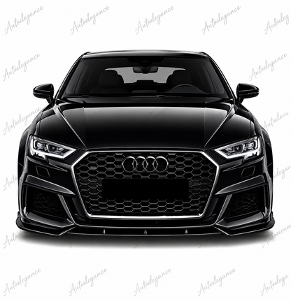 🔥ART.4850 SPLITTER ADATTO PER AUDI S3 A3 8V FL S-LINE 2017-2020🔥