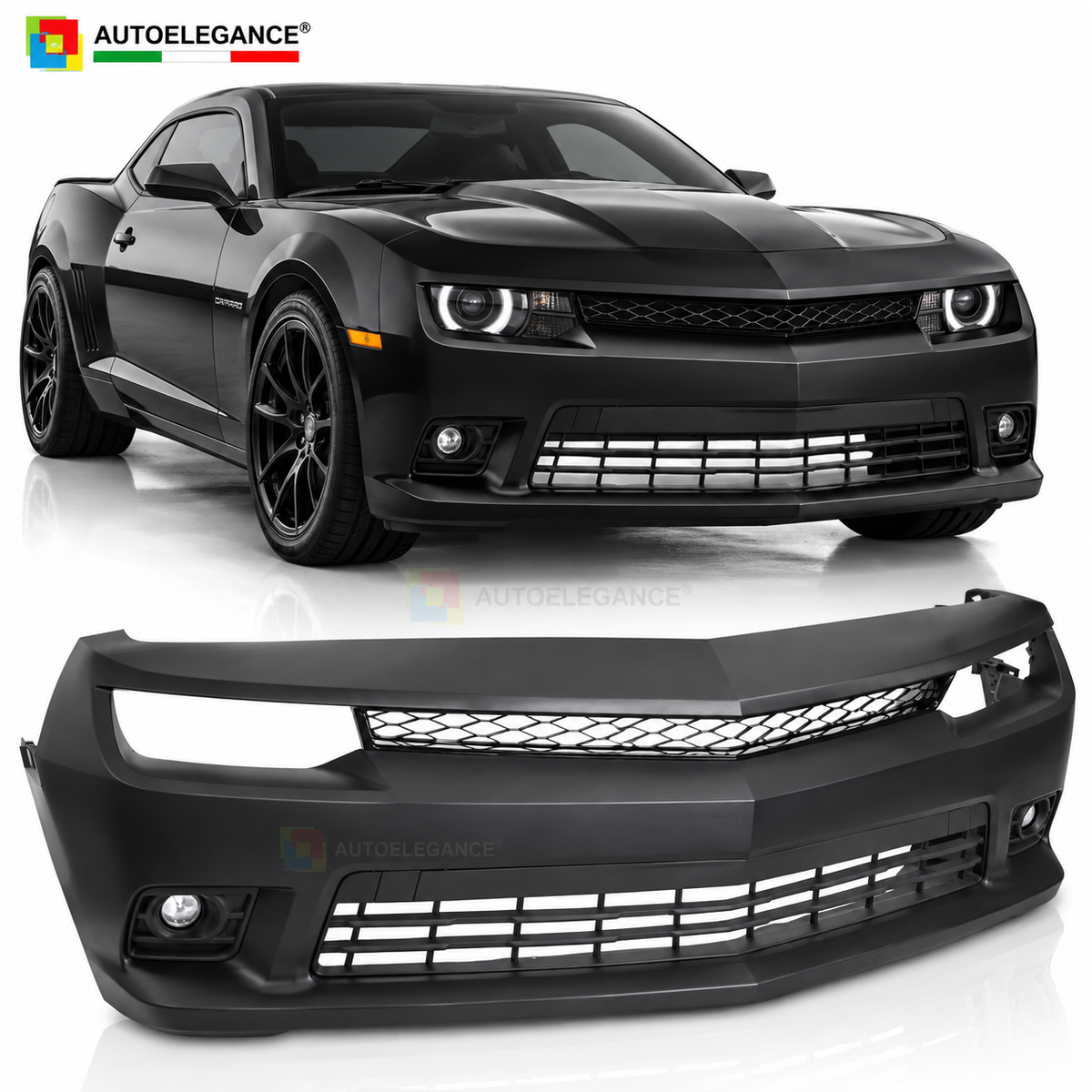 PARAURTI ANTERIORE STILE SPORT ADATTO PER CHEVROLET CAMARO 13-15