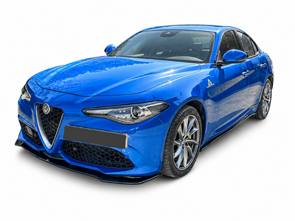 👉MINIGONNE ADATTO PER ALFA ROMEO GIULIA SPOILER SOTTOPORTA ABS NERO LUCIDO👈