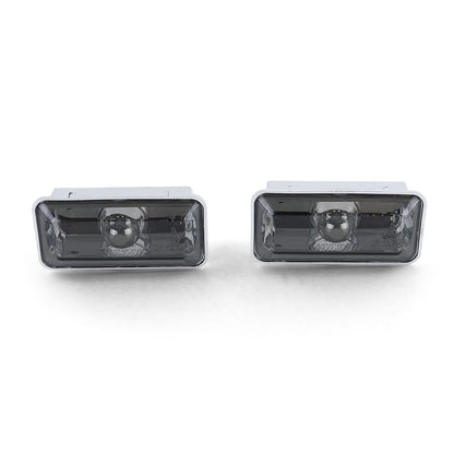 Coppia Frecce Laterali Nero Smoke Cristallo per VW Golf 3, Vento e Passat 35i