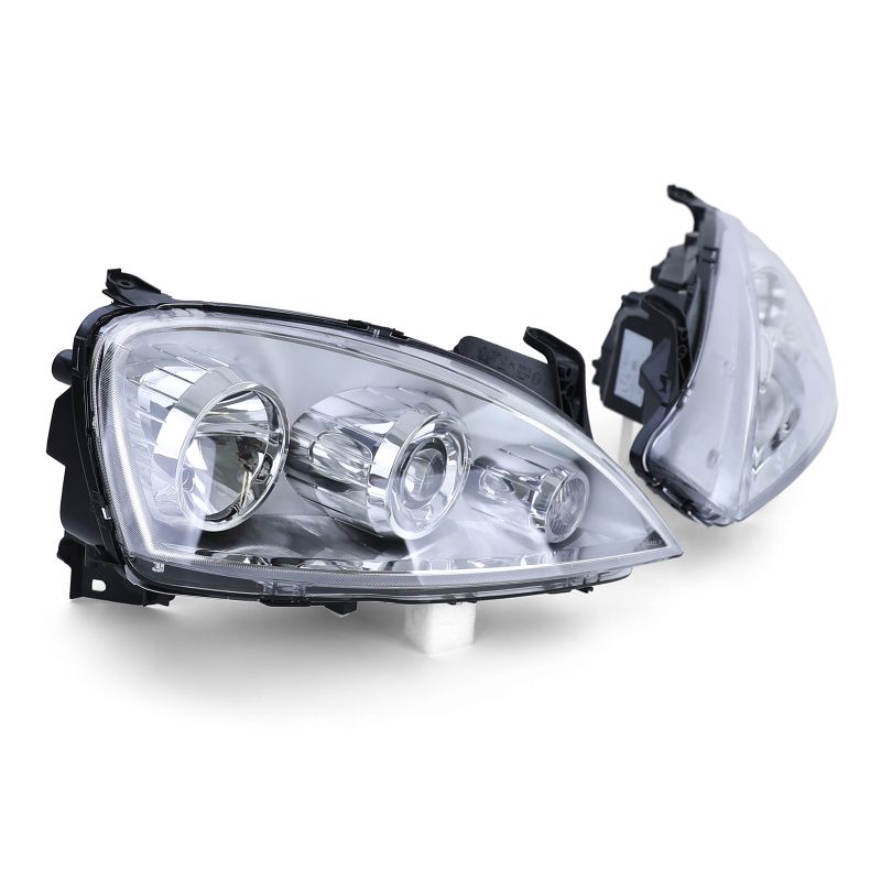 Fari Anteriori Ellissoidali H7/H7 Opel Corsa C 2000-2006 con Motorini