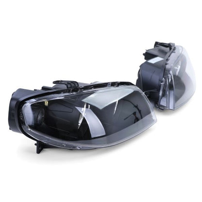 Headlights Black Right Left suitable for FIAT Punto 03-05 