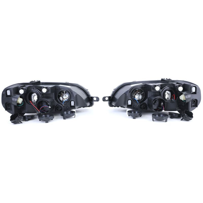 Coppia Fari Anteriori Neri per Fiat Punto (2003–2005)