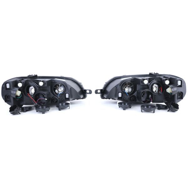 Headlights Black Right Left suitable for FIAT Punto 03-05 