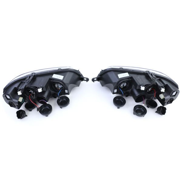 Headlights Black Right Left suitable for FIAT Punto 03-05 