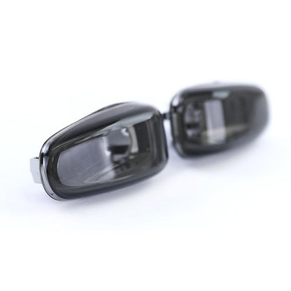 KIT FRECCE LATERALI CLEAR GLASS BLACK SMOKE CON LAMPADINE PER MERCEDES 1995-2003