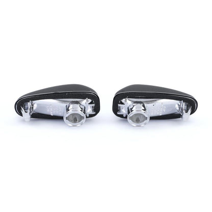 KIT FRECCE LATERALI CLEAR GLASS BLACK SMOKE CON LAMPADINE PER MERCEDES 1995-2003