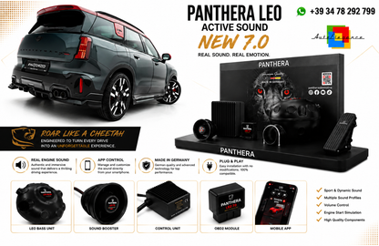 💕ART.2672 PANTHERA Soundsystem Booster 7.0 - Mini Countryman JCW U25💕