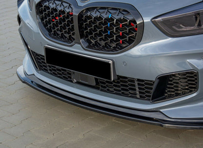 SPLITTER ADATTO PER BMW SERIE 1 F40 MSPORT NERO LUCIDO LOOK SPORTIVO