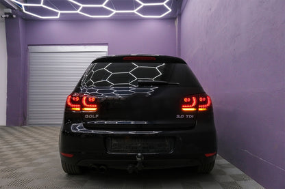 FULL LED REAR LIGHTS SUITABLE FOR VW GOLF 6 (2008-2013) LOOK R20