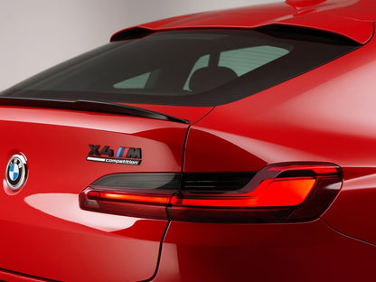 SPOILER BAGAGLIAIO ADATTO PER BMW X4 G02 2019+ LOOK M COMPETITION NERO LUCIDO