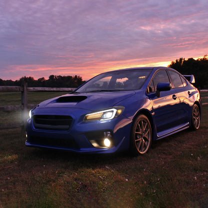Fari per proiettori a LED per Subaru WRX 2015-2020 WRX STI 2015-2017 (non adatti a modelli WRX 18-21 con AFS/SRH)