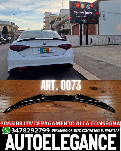 SPOILER COFANO ADATTO PER ALFA ROMEO GIULIA 2015-2021 LOOK VELOCE