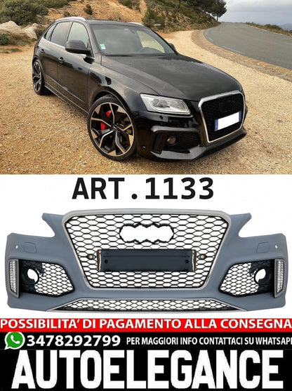 PARAURTI ANTERIORE ADATTO PER Q5 8R SUV (2012-2016) DESIGN RSQ5