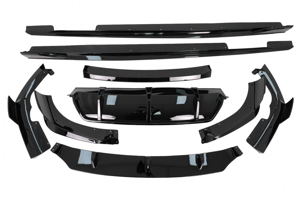 Bodykit Aero Body Kit suitable for BMW X6 G06 (10.2019-03.2023) M-Tech Black Knight Design Piano Black 