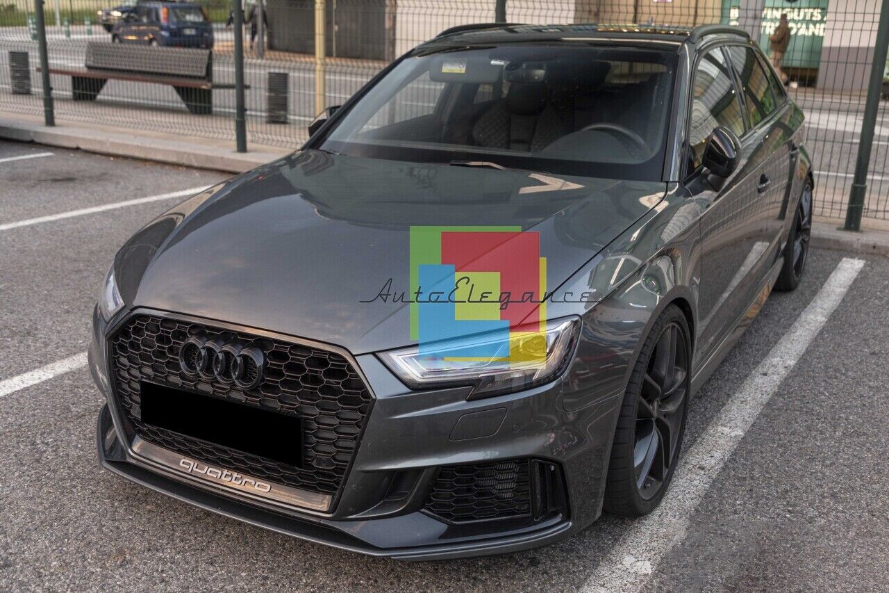 PARAURTI ANTERIORE ADATTO PER AUDI A3 8V 2017-2020 HATCHBACK LOOK RS3