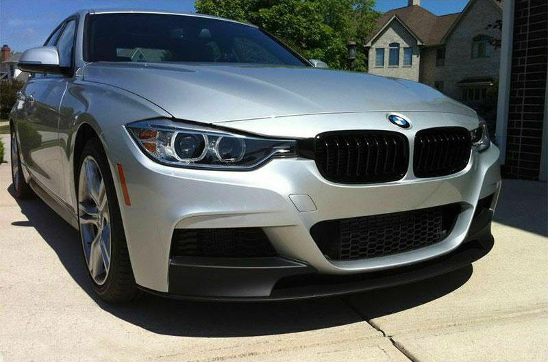 SOTTO PARAURTI ADATTO PER BMW SERIE 3 F30 F31 M PERFORMANCE LOOK NERO OPACO