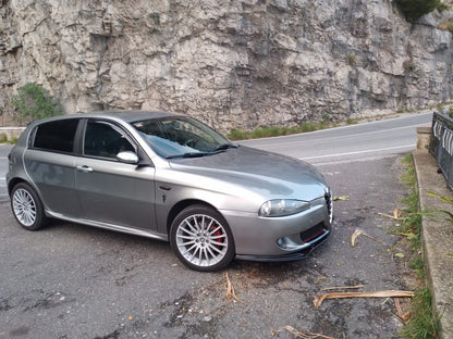 SPLITTER 3 PEZZI ADATTO PER ALFA ROMEO 147 LOOK NERO LUCIDO DESIGN SPORTIVO