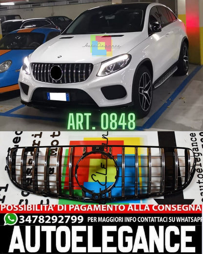 GRIGLIA ADATTA PER MERCEDES GLE COUPE C292 (2015-2018) LOOK CROMATA