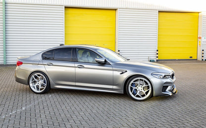 SPLITTER ADATTO PER BMW SERIE 5 F90 M5 (G30 G31) 2017-2020 LOOK NERO LUCIDO