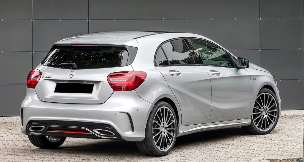 PARAURTI POSTERIORE ADATTO PER MERCEDES CLASSE A W176 2012-2018 LOOK AMG