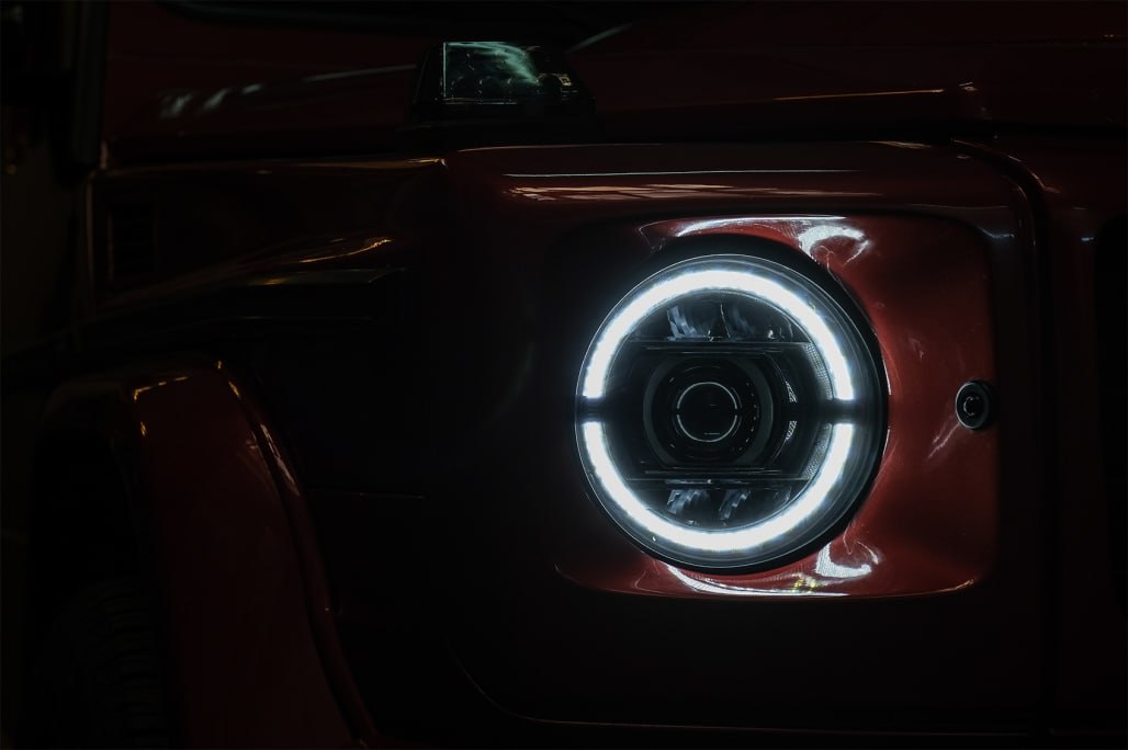 HEADLIGHTS SUITABLE FOR MERCEDES G CLASS W463 2007-2017 FULL LED LOOK LIFT