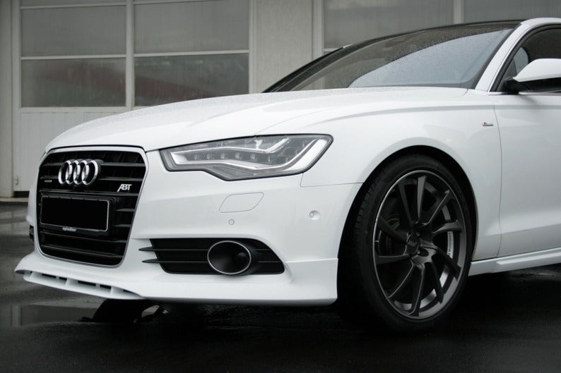 SOTTO PARAURTI ANTERIORE ADATTO PER AUDI A6 4G C7 2011-2014 LOOK TUNING GREZZO